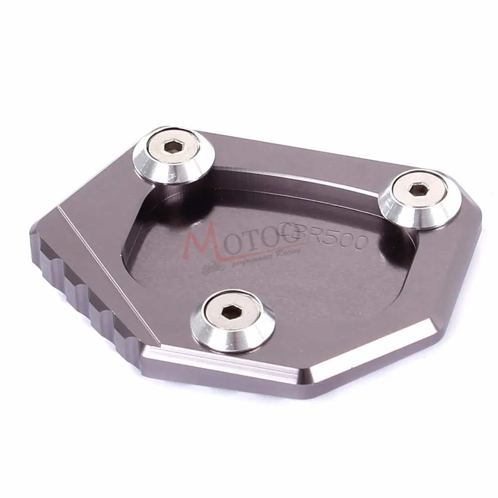 CNC алюминиевая мотоциклетная боковая подставка для увеличения пластины подставки расширение для HONDA NC700S/X/D INTEGRA CBR500R CB500F/X