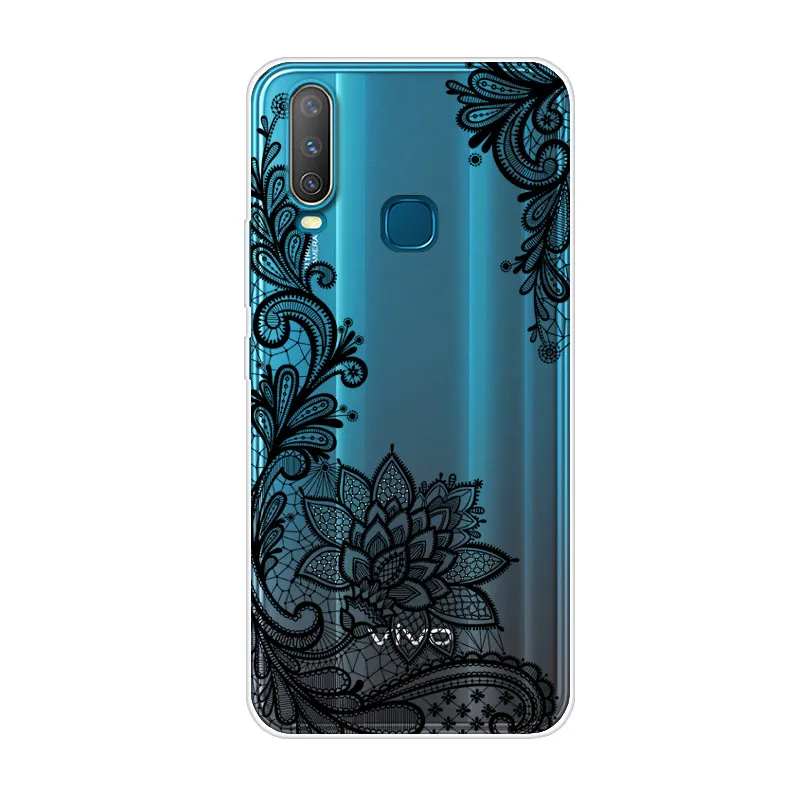 Милый чехол Vivo Y17, мягкий силиконовый чехол из ТПУ с мультяшным рисунком для телефона Vivo Y17 Y15 Y12 VivoY17 Vivo Y 17 12 15 V1902, задняя крышка
