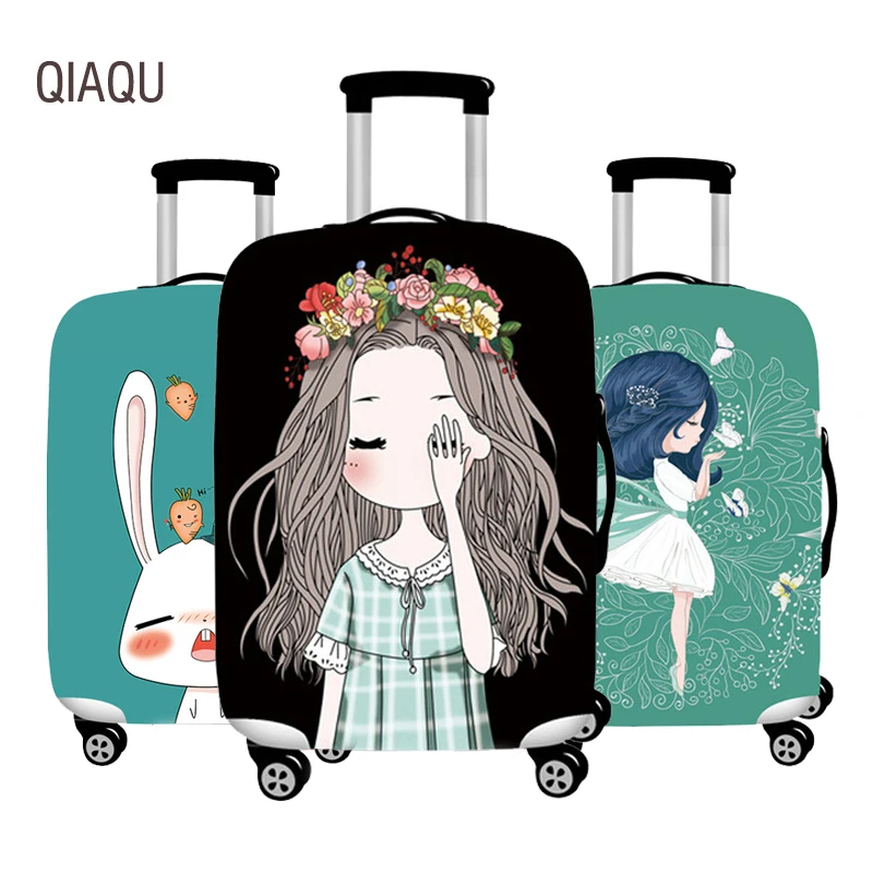 

Модный плотный защитный чехол для чемодана, эластичный чехол для чемодана размером 18-32 дюйма, аксессуары для путешествий