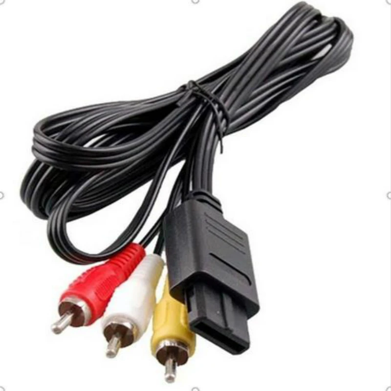 180 см 6 футов AV TV RCA видео шнур кабель для игрового Куба/для SNES игровой куб/для Nintendo