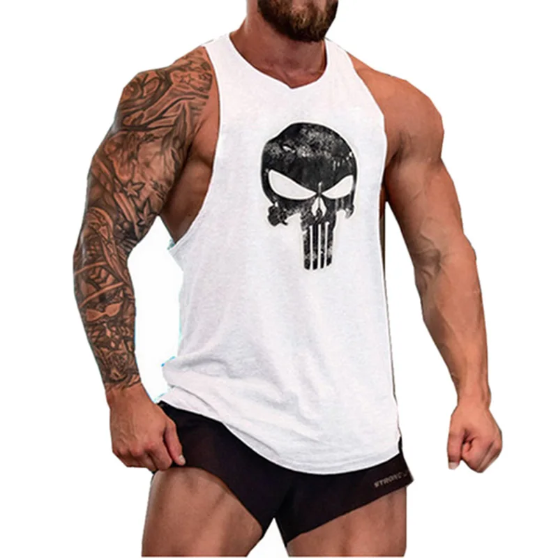 Men Sleeveless Gym Bodybuilding Fitness Tank Top Wear Vest Undershirt Tops BMF | Мужская одежда