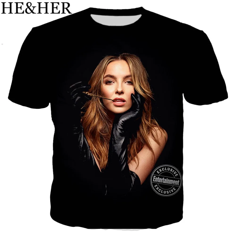 

Killing Evefunny t shirt men/women 3D printed t-shirts Short sleeve Harajuku style tshirt streetwear tops