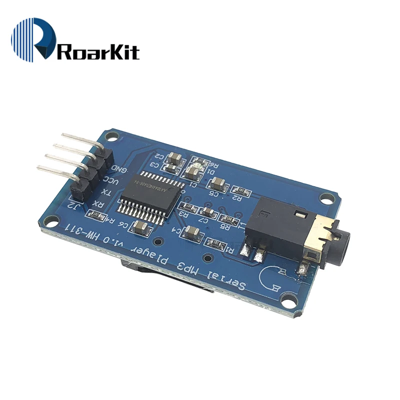 Последовательный модуль музыкального MP3 плеера YX5300 UART для Arduino AVR ARM PIC CF Micro SD SDHC