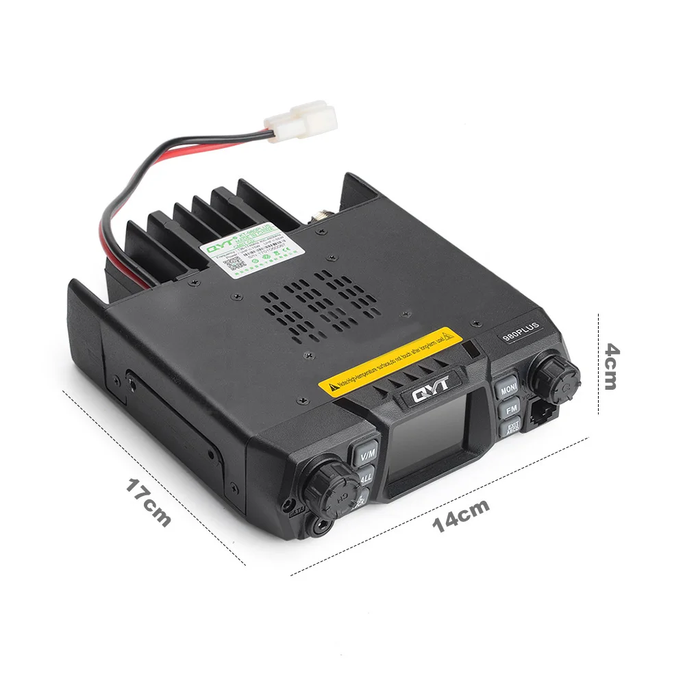 QYT 980PLUS мобильное радио 136 174MHz 75W 400 480MHz 55W автомобильный трансивер