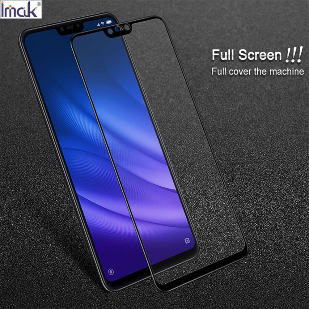 Imak Оригинал полный клей Полное Покрытие Защитное Закаленное Стекло на для Xiaomi Mi 8