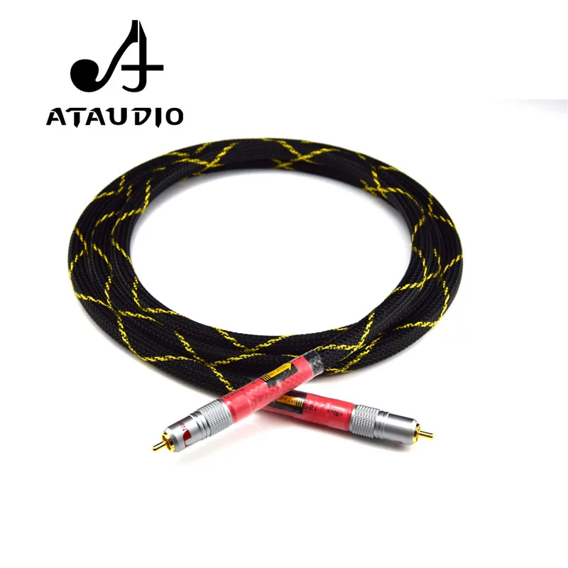 Цифровой коаксиальный кабель ATAUDIO 8N OFC Ortofon Hi Fi 75 Ом RCA|Кабели VGA| |