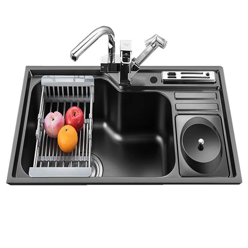 Раковина из нержавеющей стали 304 одноканальные кухонные раковины 7843 см