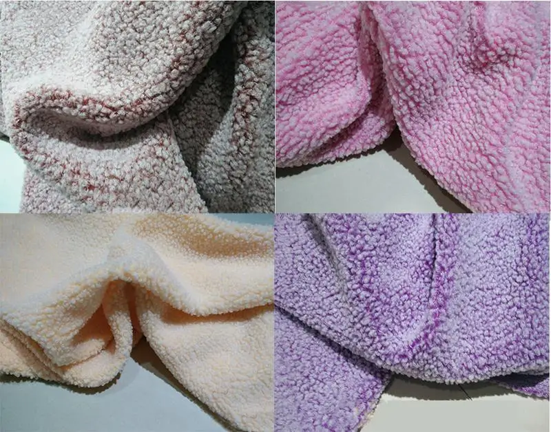 Новейшие два цвета коралловый флис шерпа искусственный мех Ткань корейский