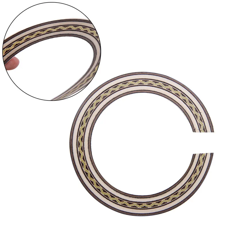 1 шт. Классическая гитара деревянная инкрустированная Soundhole розетка акустической