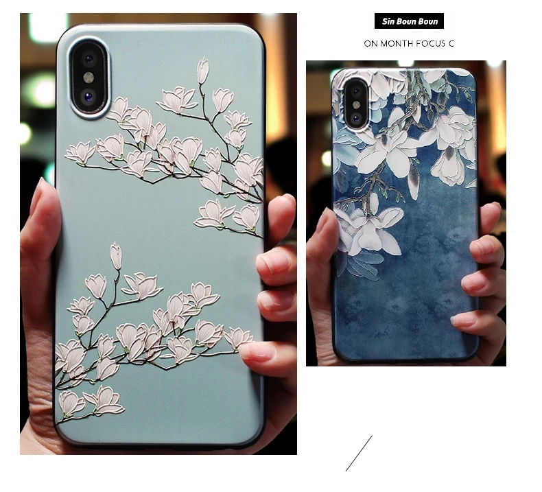 Чехол для iphone 7 8 8plus 7plus 11 Pro Max чехол для funda iphone 5 6 6 s 5 s 6s 5S se XR X XS Max 7 8 Plus чехол с черным цветком 3d