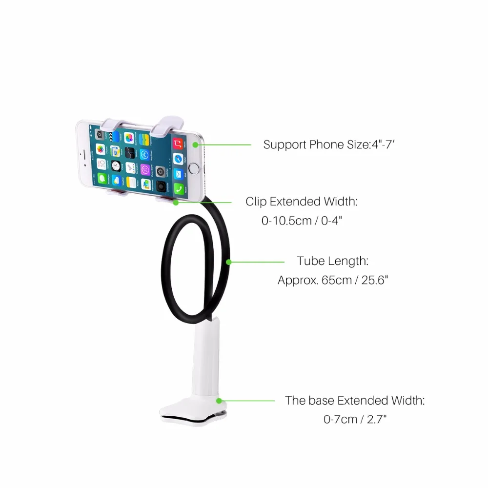 Powstro переключатель Крепление Держатель подставка Гибкий Длинный держатель для