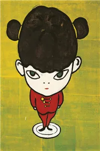 PC4136 Yoshitomo Nara Sleepwalking кукла японский холст живопись скандинавские аниме плакаты и печать настенные картины для детской комнаты декор - Цвет: PC4136