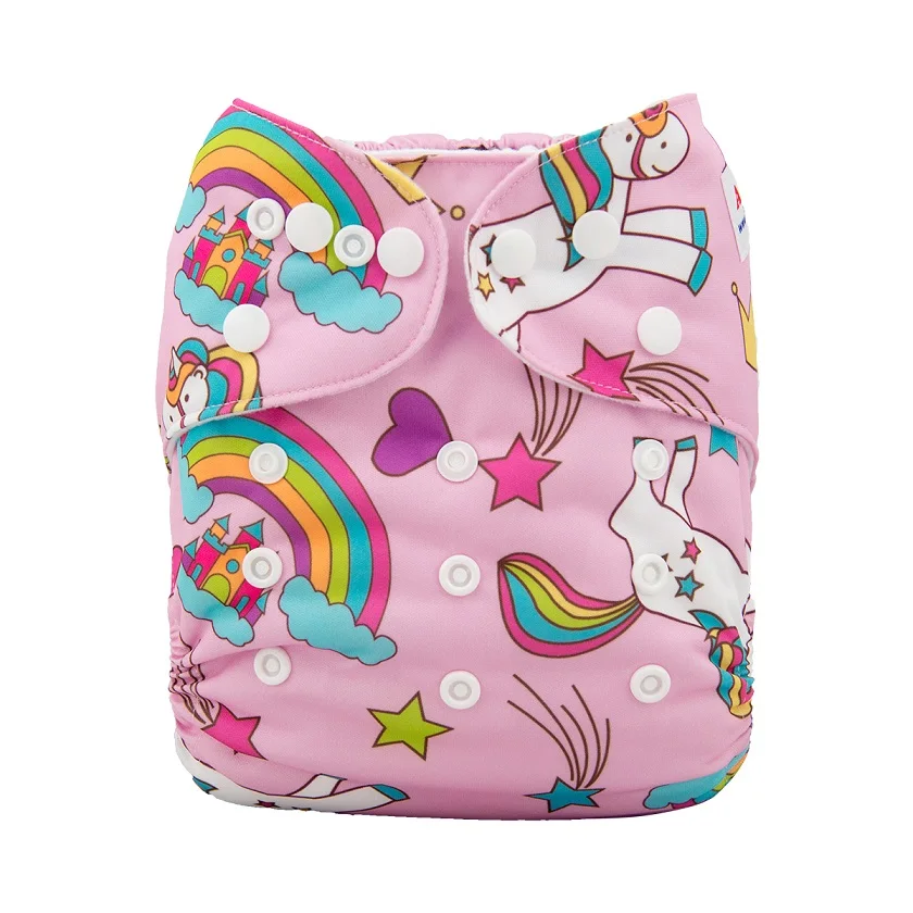 H071 U pick Alvababy моющийся 1 шт тканевый подгузник с 1 шт вставкой из микрофибры многоразовый детский тканевый подгузник для унисекс - Color: H071