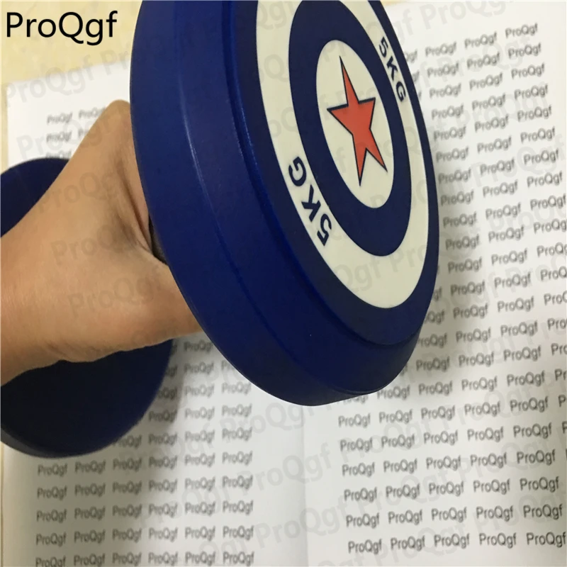 ProQgf 2 5 кг 1 шт набор резиновых покрытых гантелей защита пола|Гантели| |
