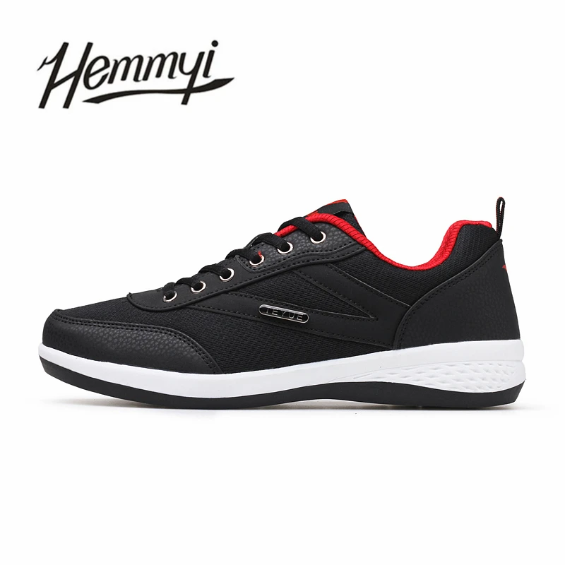 Hemmyi 2018 summer new breathable men casual shoes simple male adult mens sneakers blue/black/white chaussure homme | Обувь