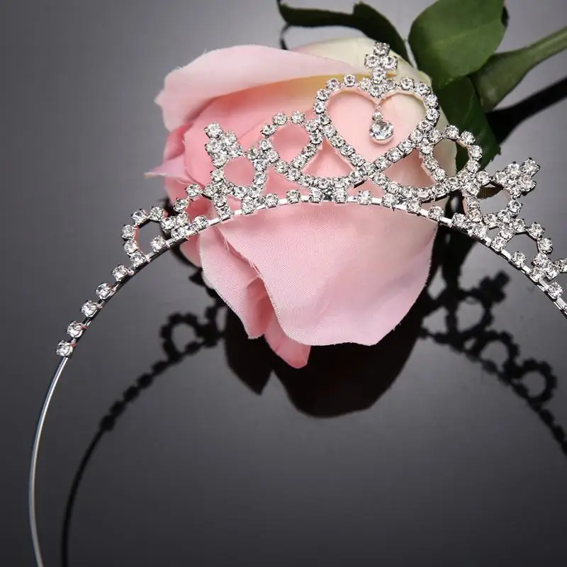 

Baby Hairband Crystal Tiara Hairband Kid Girl Bridal Princess Prom Crown Party Accessiories Princess Prom Crown Headband