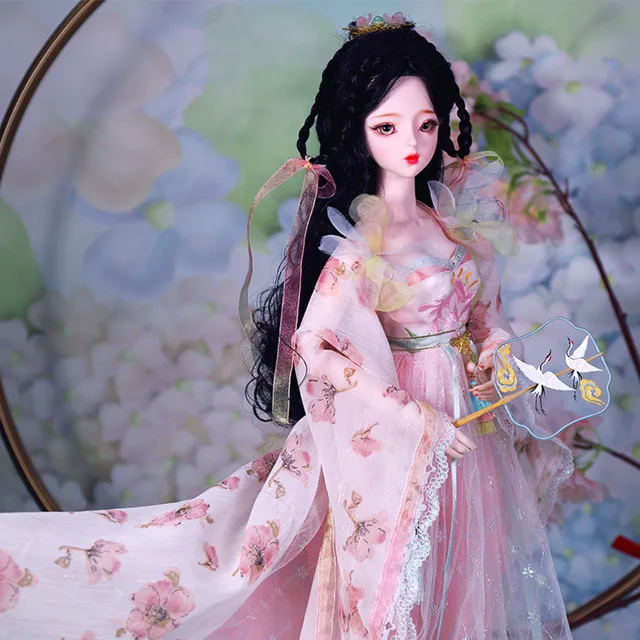 Luo Shen Fairy 1/3 BJD кукла 62 см DF Заказная кукла шарнир тело ручная роспись макияж мечта фея AI YoSD MSD SD набор игрушка подарок DC лати - Цвет: Luo Shen Fairy