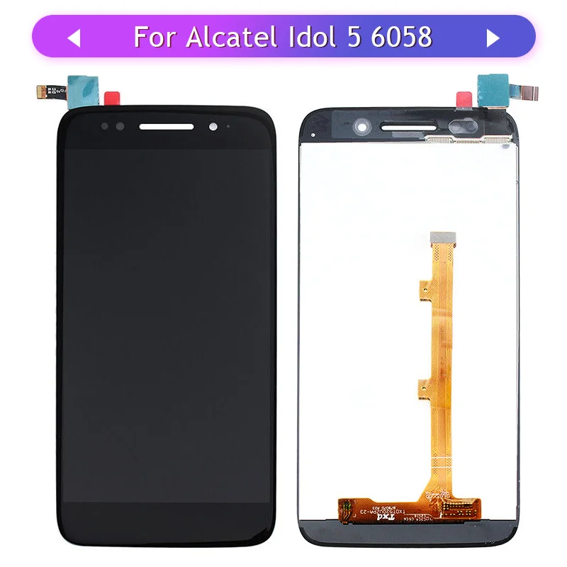 ЖК дисплей с сенсорным экраном в сборе для Alcatel Idol 5 6058D 6058X 6058 OT6058 замена