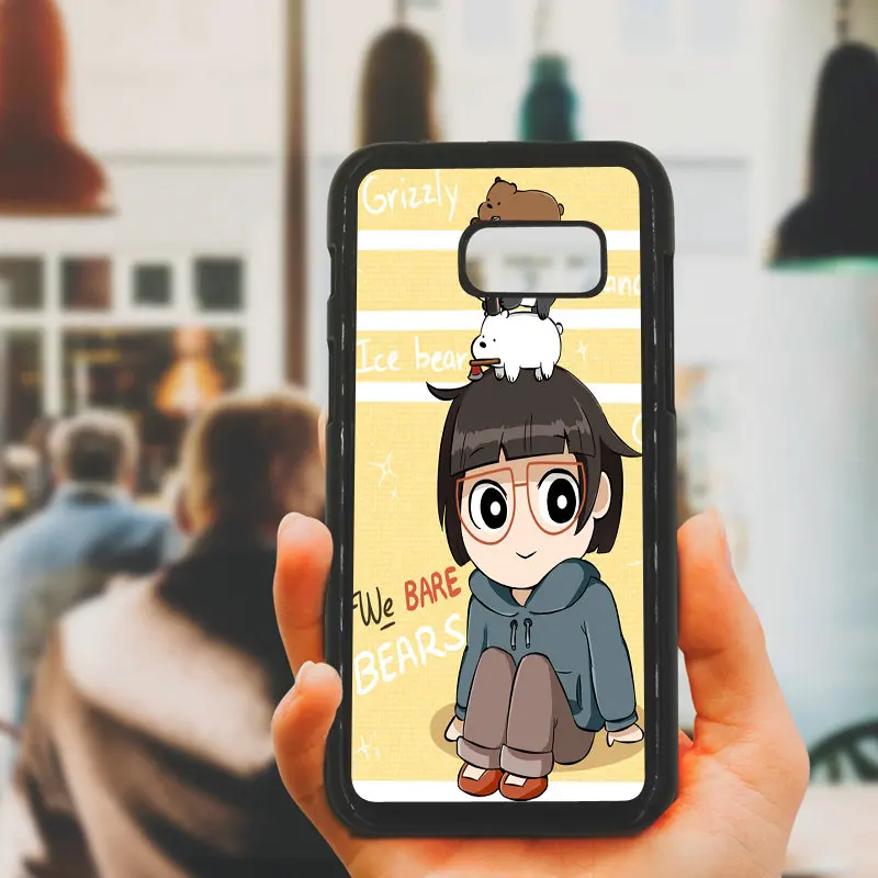Hot Sale We Bare Bears Cell Phone Case Hard Plastic Cover for Samsung Galaxy A3 A5 A7 A8 2015 2016 2017 2018 Note 8 7 5 3 Shell |