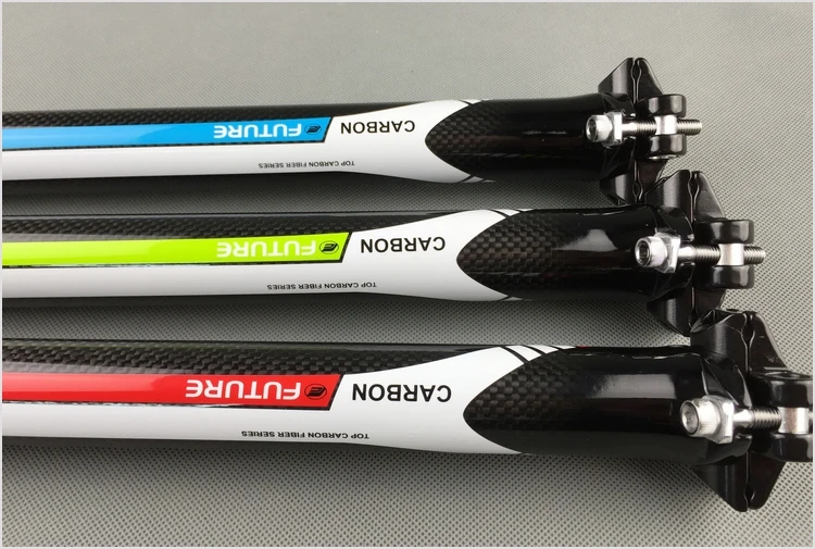 Подседельный штырь из карбонового волокна FUTURE для велосипеда фотосессия 350 мм/400