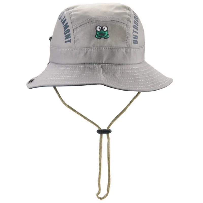 Панама JAMONT детская с широкими полями Пляжная Шляпа небесно голубого розового