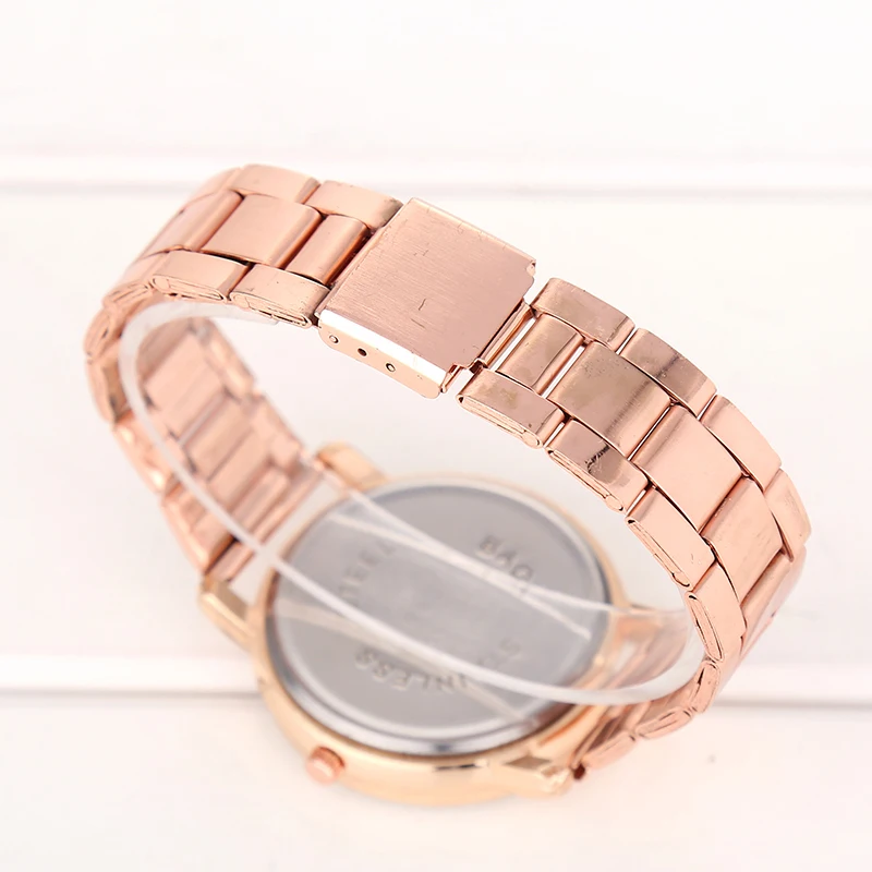 Модный Бренд Кварц Роскошные Часы Из Нержавеющей Стали Наручные Платье Бизнес