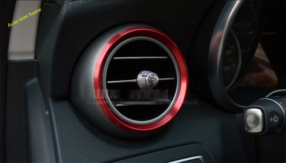 Lapetus Air Conditioning AC Outlet Vent Ring Cover Trim 7 Piece For Mercedes Benz C Class W205 2014 - 2021 Auto Accessories | Автомобили и