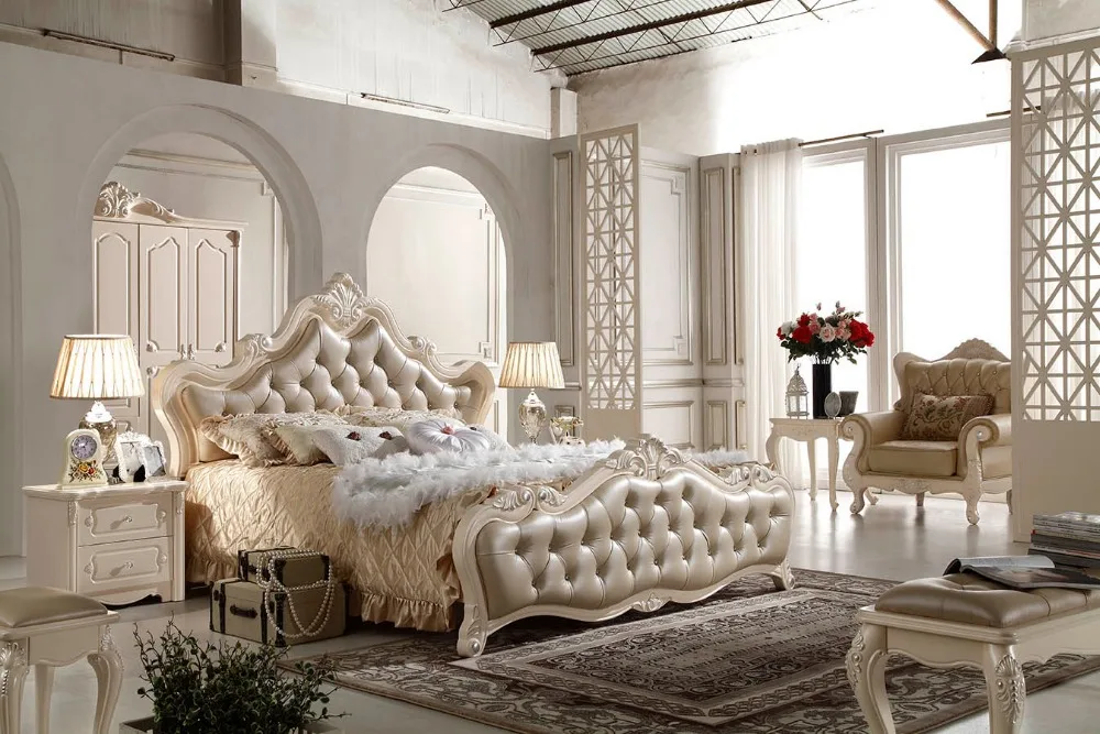 

F81102 French style bed modern bedroom furniture bed