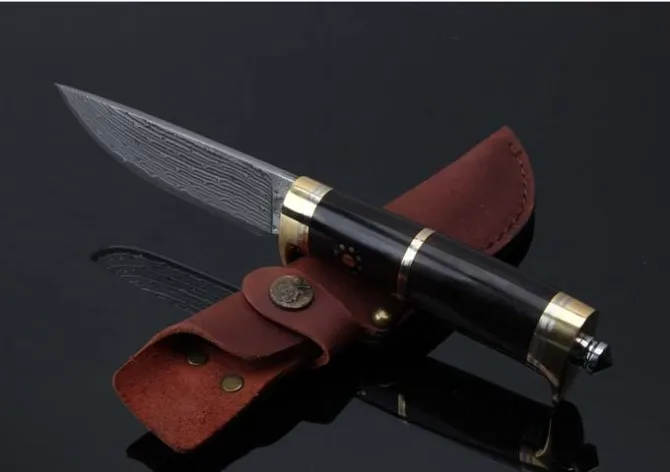 Новейшая форжа Дамасские Ножи нож для выживания с фиксированным лезвием