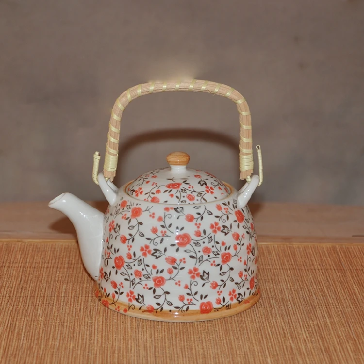 Китайский Цзиндэчжэнь керамический чайник для холодной воды 1Л Ностальгический