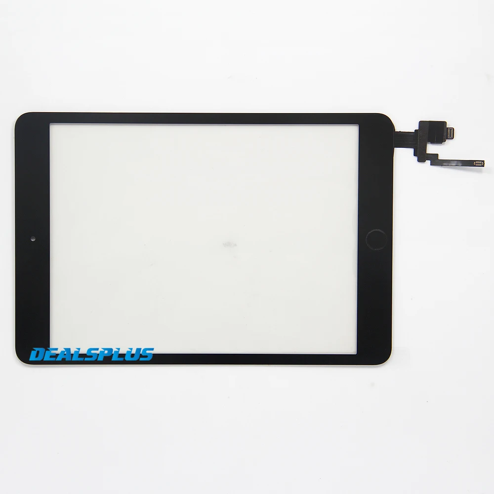 Сменный Новый сенсорный экран дигитайзер + кнопка домой IC гибкий кабель для iPad Mini