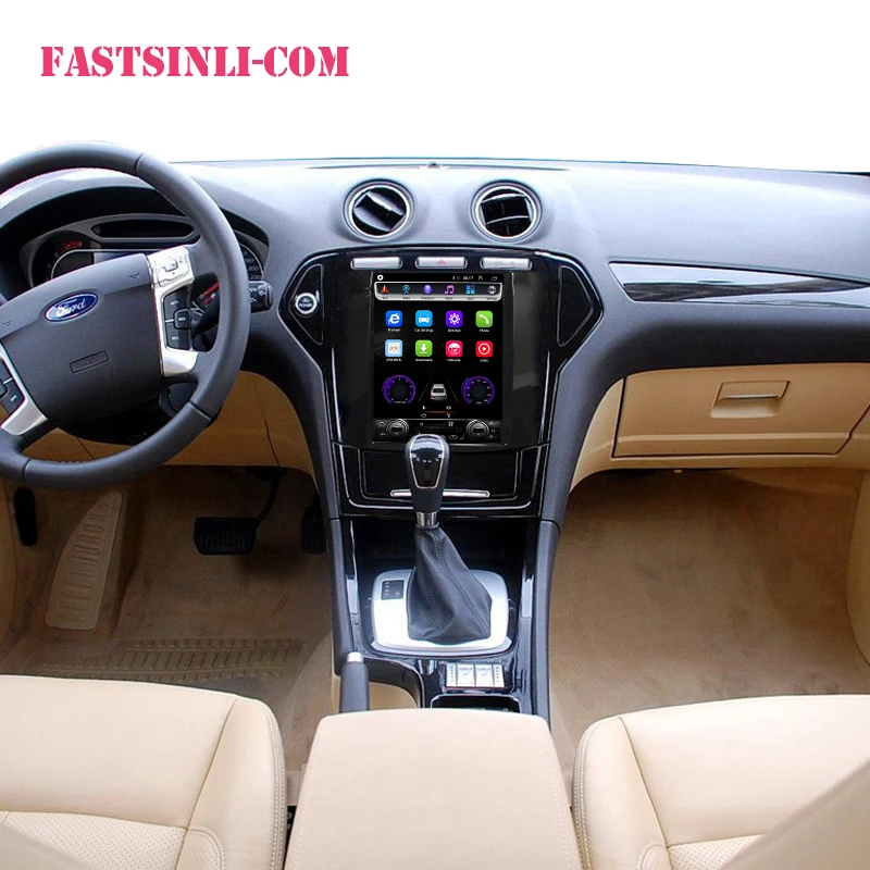 64GB Android8.1 Tesla стиль Автомобильный gps навигатор для Ford Mondeo 2007-2010 yea вертикальный экран gps Мультимедиа Радио navigaton