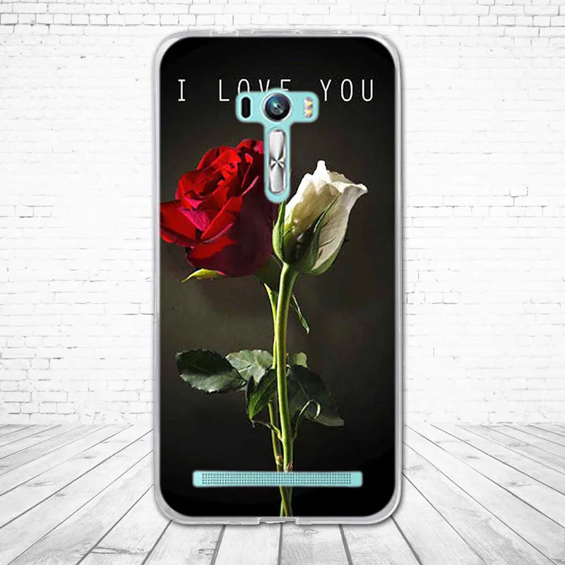 Мягкий силиконовый чехол для телефона Asus ZenFone Selfie ZD551KL 5 дюймов из ТПУ с принтом