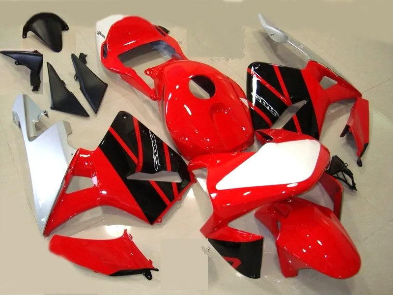 

H-новый серебристый, красный, белый обтекатель для CBR 600RR 600 RR 03 04 2003 2004 CBR600 RR F5 CBR600RR 2003 2004 03-04