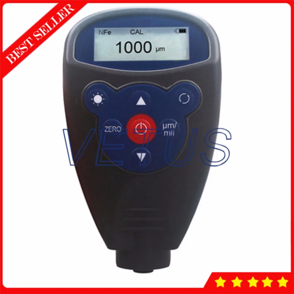 WH-82 F NF type probe Coating Thickness Tester with Magnetic Eddy Current Method Digital Meter | Инструменты