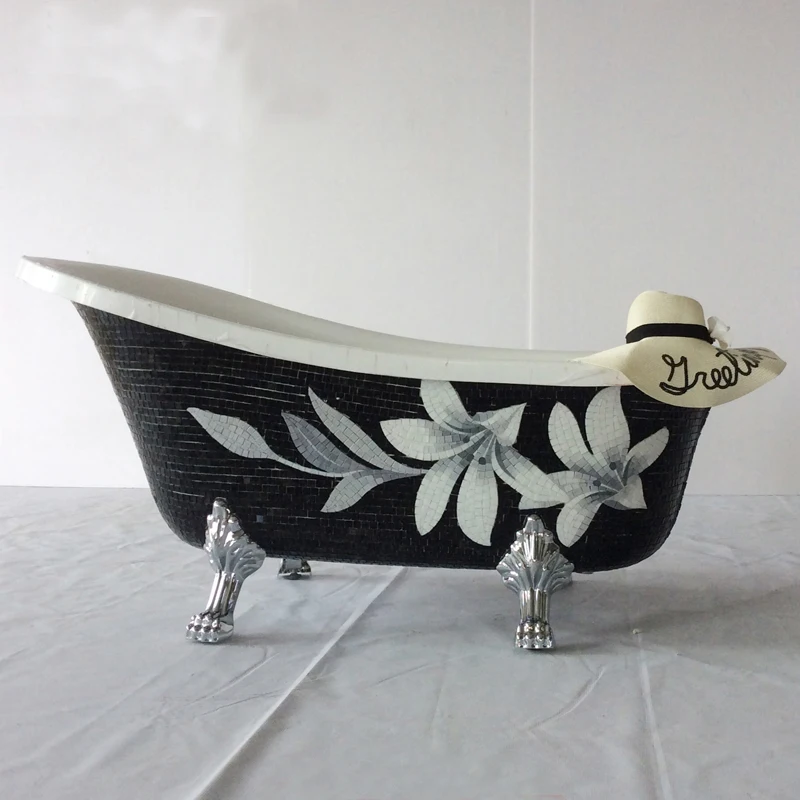 Античный художественный мозаичный материал в европейском стиле для ног с лапами