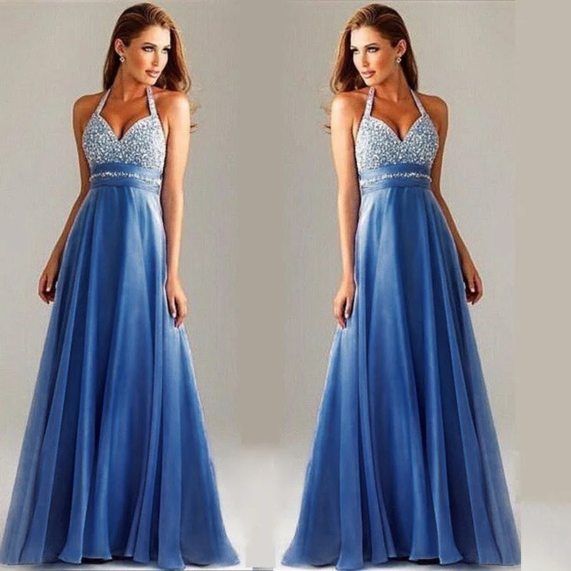 2018 элегантное платье с лифом открытой спиной вечернее расшитое кристаллами
