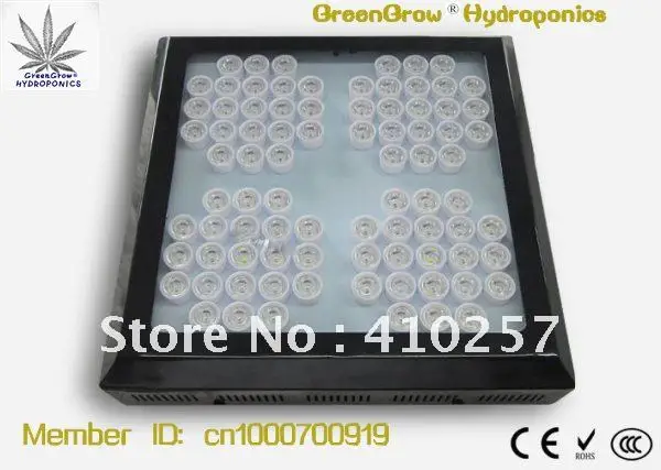 Черный корпус с 8 полосами LED Grow Light 240 Вт 84*3 высокое качество 3 летней гарантией