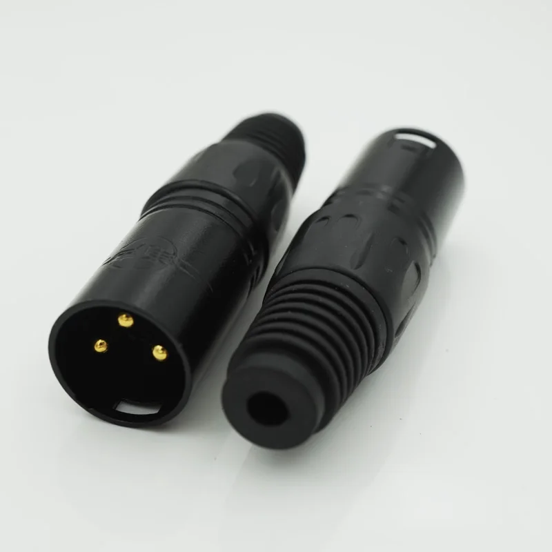 5 шт./лот разъем XLR для микрофона штекер Canon 3 полюсный кабеля бесплатная