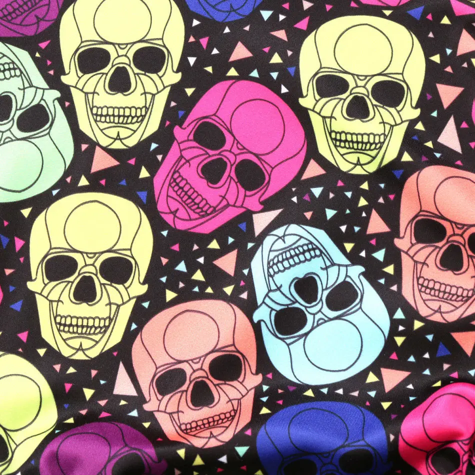 Newborn Baby Girls Boys Romper Skull Pattern Cartoon Jumpsuit Cotton Clothes Outfits Summer US Stock | Детская одежда и обувь