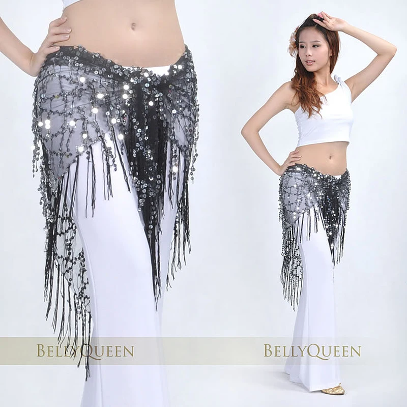 Костюм для танца живота с блестками Регулируемый шарф аксессуар танцев оптовая
