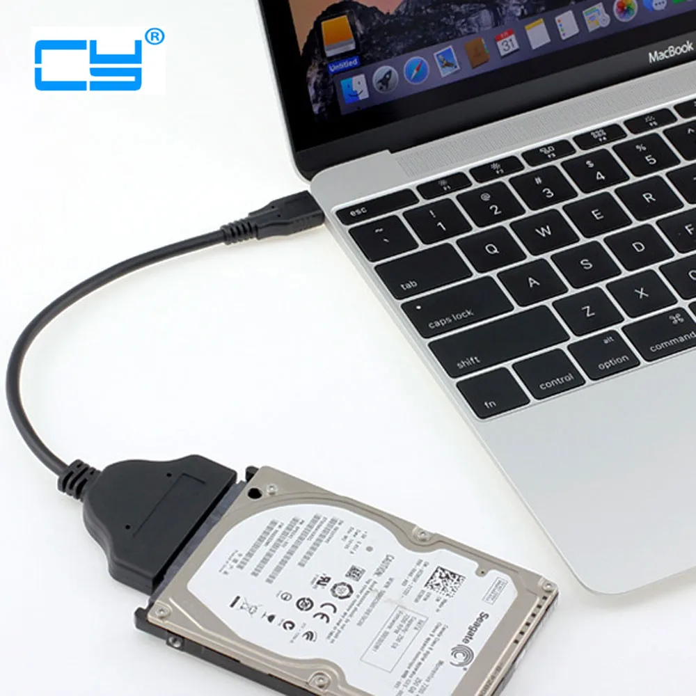 USB C 3 1 Тип 0 SATA 22 pin кабеля кабель адаптер Внешний жесткий диск 2 5 &quotжесткий для Macbook