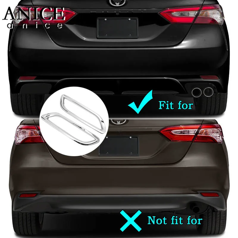 2 шт. хромированные задние противотуманные фары для toyota Camry 2018-2019 | Автомобили и
