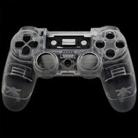 ps4 front back replacement shell case cover repair for playstation 4 ps4 wireless v1 controller gamepad clear transparent custom