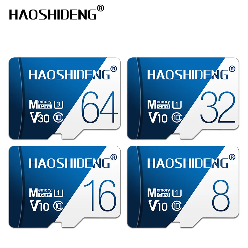 Реальная емкость карты памяти Micro SD 8 ГБ/16 ГБ/32 ГБ/64 Гб/128 Гб класс 10 Memori карта для