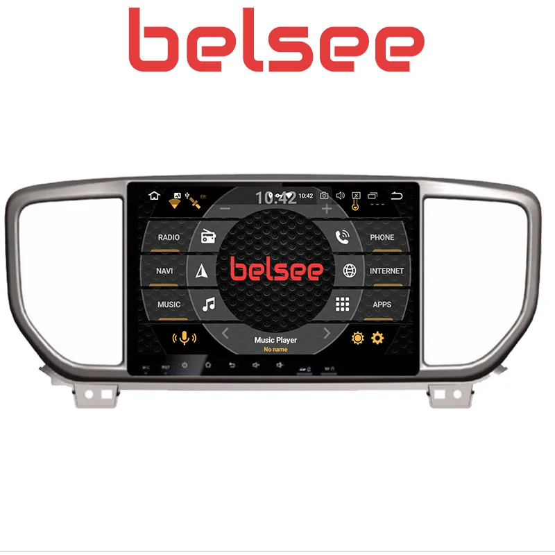 Автомагнитола Belsee 9 "IPS сенсорный экран Восьмиядерный Android 8 0 2 Din стерео радио DVD