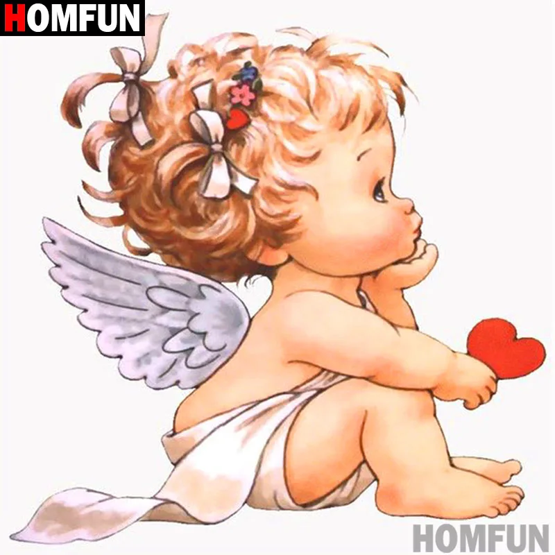 Алмазная 5D Вышивка сделай сам HOMFUN картина с квадратными/круглыми стразами