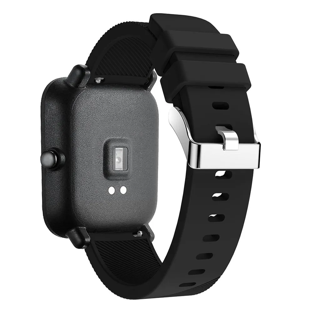Ремешок силиконовый для Xiaomi Huami Amazfit Bip BIT PACE Lite Youth спортивный сменный Браслет