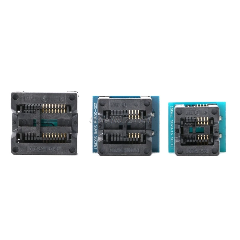 3 шт. SOP16 К DIP8 адаптер + SOP8 IC программатор гнездо Oct18 Прямая поставка и