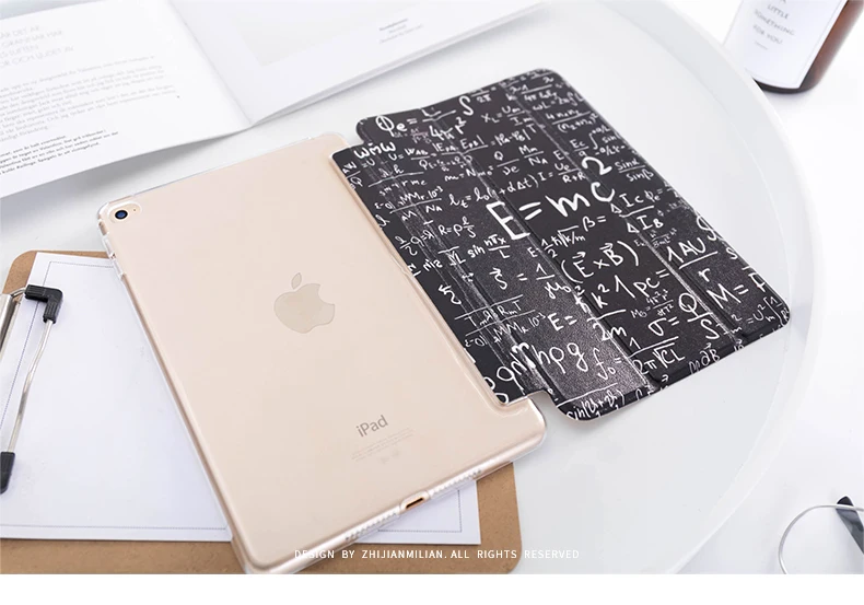 Математические Чехол-книжка на магнитной застежке чехол Чехол для iPad Pro 9,7 air 10,5 11 12,9 Мини-Платье на возраст 2, 3, 4, 5, планшет чехол для нового iPad 9,7